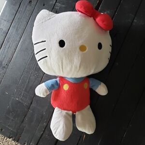 Hello Kitty Fiesta 15.5" Stuffed Animal Plush Cat White Red Blue Japan Anime Toy